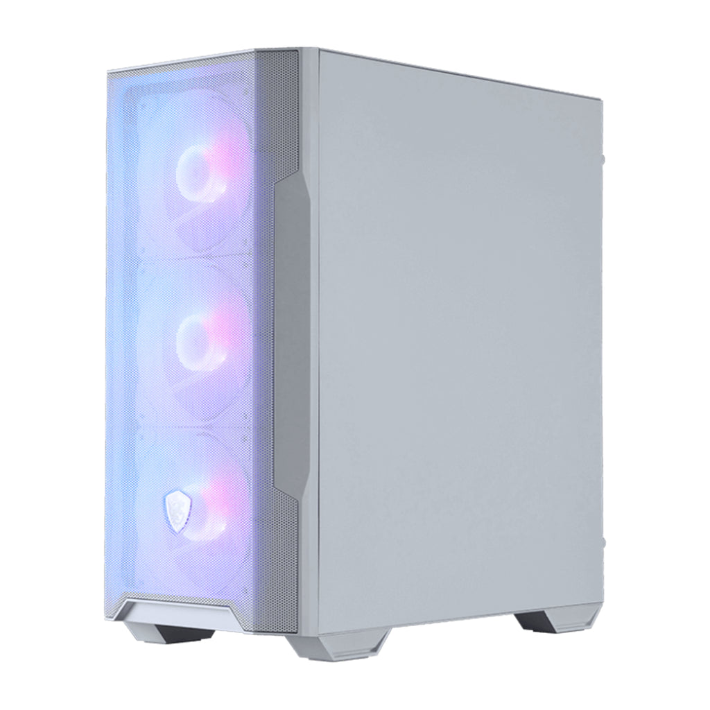 MSI MAG FORGE M100R Tempered Glass Micro-ATX Case - White(MAG FORGE M100R WHITE) - 2