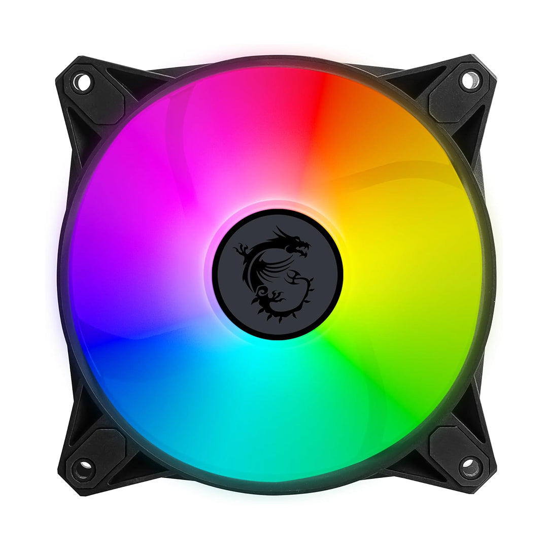 MSI MPG F120 ARGB 120mm Case Fan - 3 Pack (Black)(MPG F120 ARGB-3B) - 4