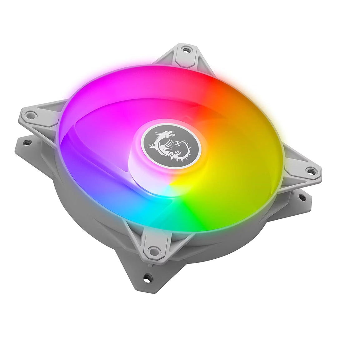 MSI MPG F120 ARGB 120mm Case Fan - 3 Pack (White)(MPG F120 ARGB-3W) - 3