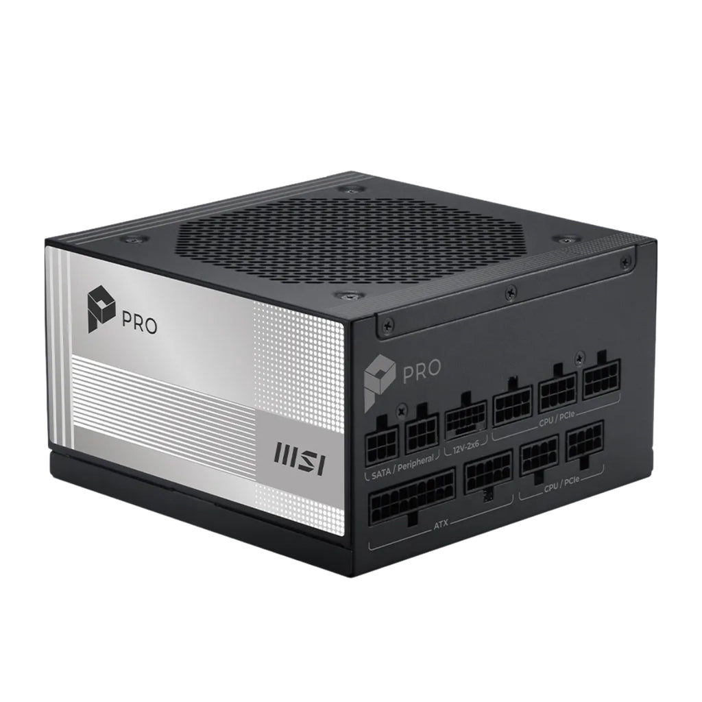 MSI PRO A1000PL PCIE5 1000W 80+ Platinum PCIe 5.1 ATX 3.1 Fully Modular Power Supply(PRO A1000PL PCIE5) - 1