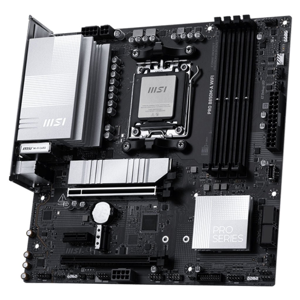 MSI PRO B850M-A WIFI AM5 Micro-ATX Motherboard(PRO B850M-A WIFI) - 3
