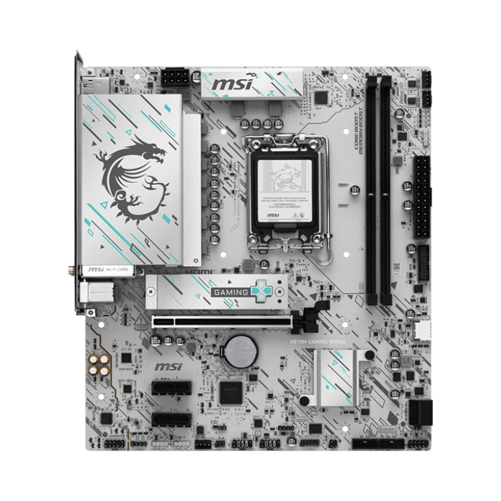 MSI PRO H810M-GAMING WIFI 6E m-ATX Motherboard(PRO H810M-GAMING WIFI6E) - 4