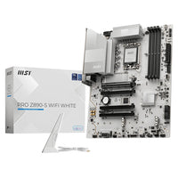 MSI PRO Z890-S WIFI Intel LGA 1851 ATX Motherboard - White(PRO Z890-S WIFI WHITE) - 1