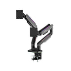MSI RGB Dual Monitor Economical Spring-Assisted Monitor Arm - 17" - 35"(MSI-MPG-MT201DRG) - 4