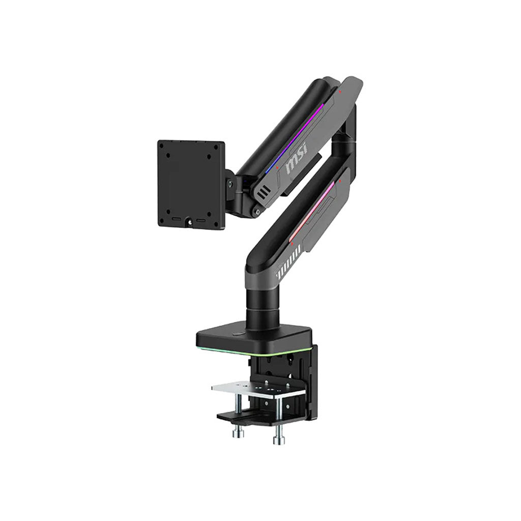 MSI RGB Dual Monitor Economical Spring-Assisted Monitor Arm - 17" - 49"(MSI-MPG-MT201RG) - 4