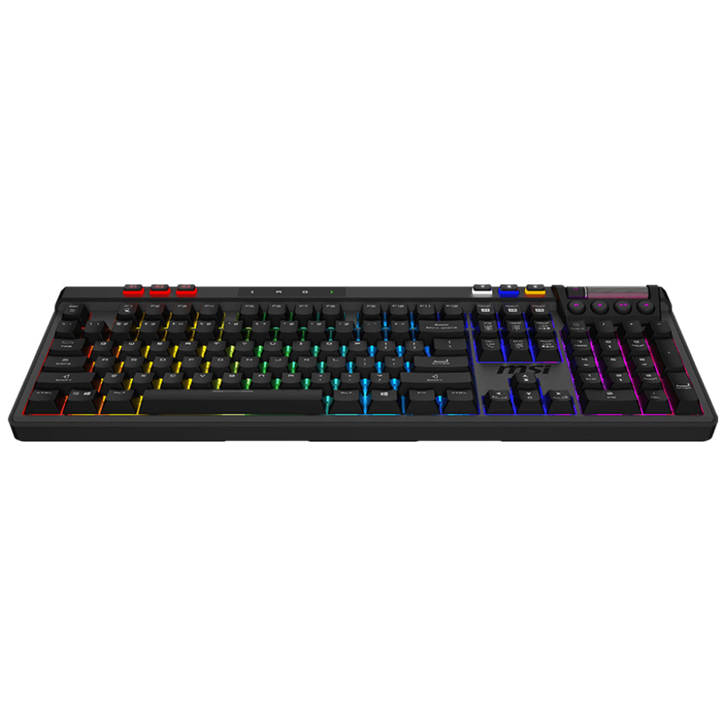 MSI STRIKE PRO Wireless Keyboard - Kailh Midnight Pro Silent Tactile Switches(STRIKE PRO WIRELESS SILENT US) - 2