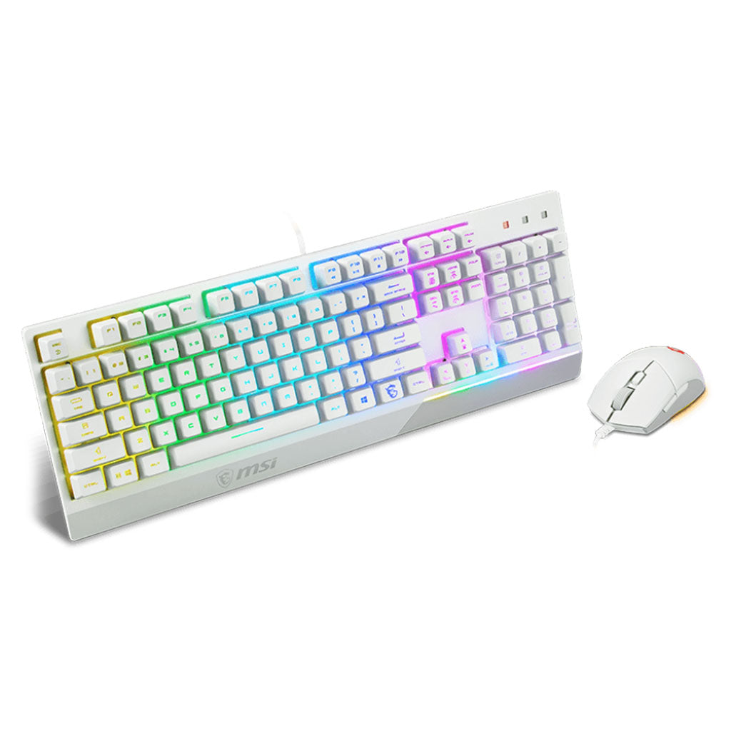 MSI Vigor GK30 RGB Wired Gaming Keyboard & Mouse Combo(VIGOR GK30 COMBO WHITE US) - 2