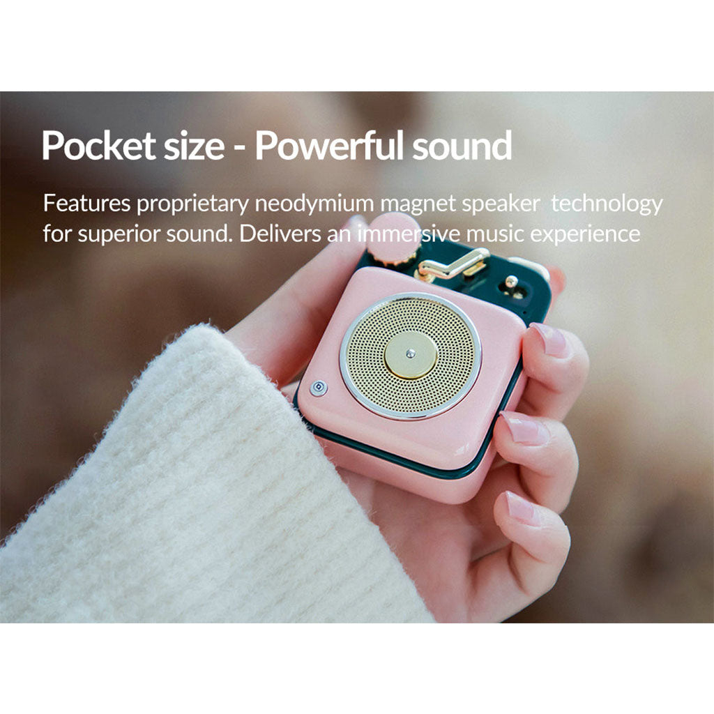 MUZEN Button Mini Bluetooth Speaker - Red(MW-P1I Red) - 6