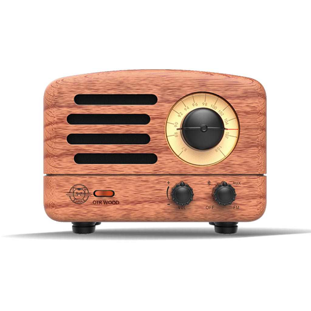 MUZEN OTR Wood Portable FM Radio Bluetooth Speaker - Rosewood(MW-2I Rosewood) - 1