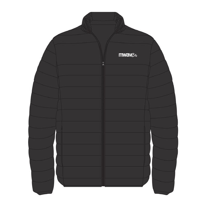 Mwave Black Puffer Jacket - 2XL(Mwave Puffer Jacket Black - 2XL) - 1