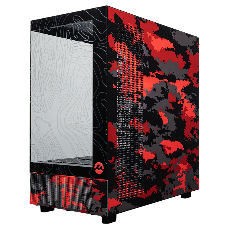 Mwave STR Delta Series CRIMSON - Tempered Glass ARGB Mid Tower Case(DELTA-CRIMSON) - 6
