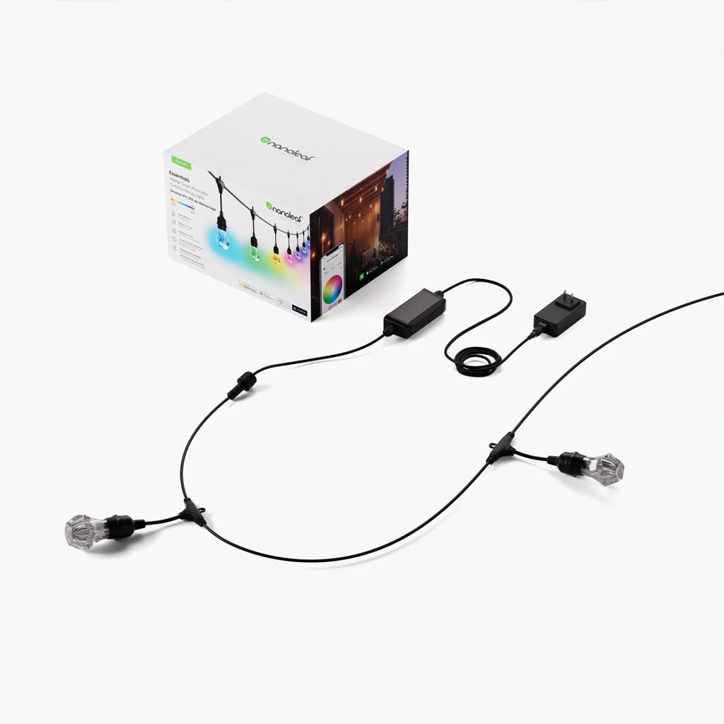 Nanoleaf Matter Smart Multicolor Outdoor String Lights Starter Kit - 15m(NF084K05-20SLO) - 1