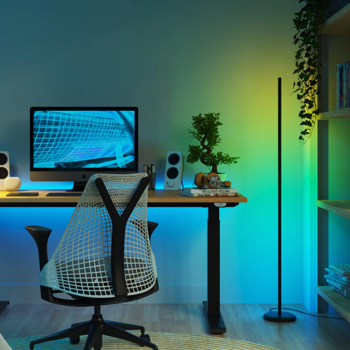 Nanoleaf Matter Smart Multicolour Floor Lamp(N7204K05-1FL) - 2
