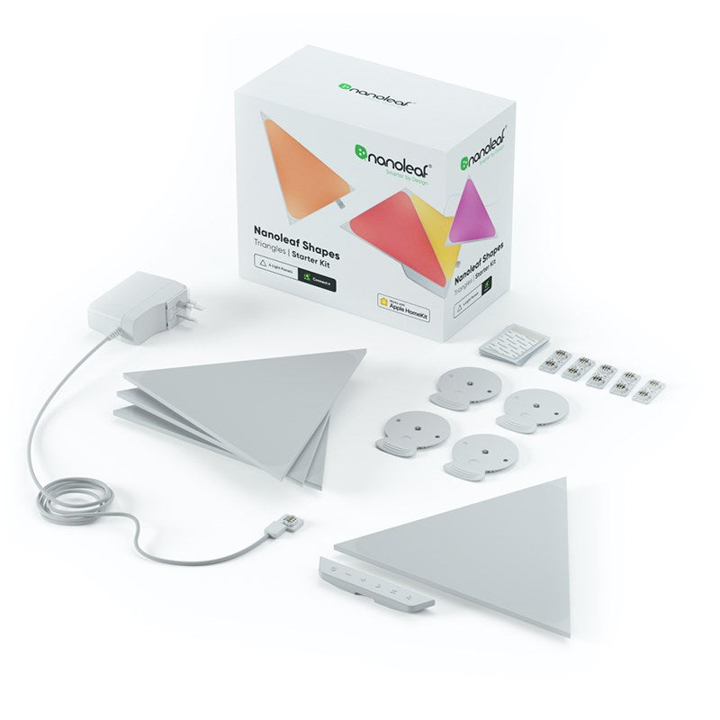 Nanoleaf Shapes Triangles Starter Kit - 4 Pack(NL47-2005TW-4PK) - 1