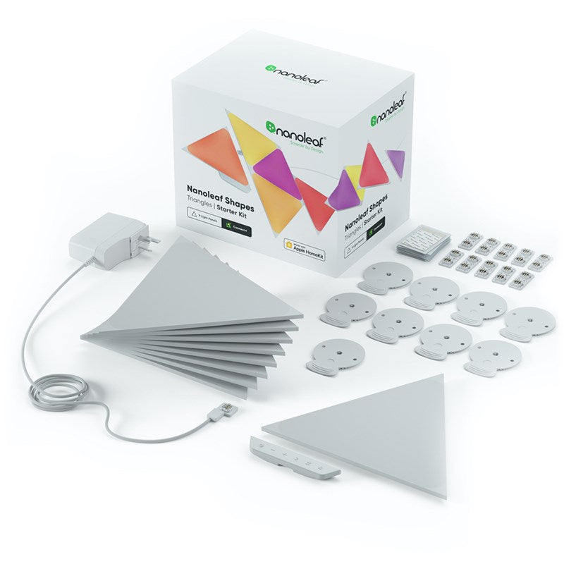 Nanoleaf Shapes Triangles Starter Kit - 9 Pack(NL47-0005TW-9PK) - 1