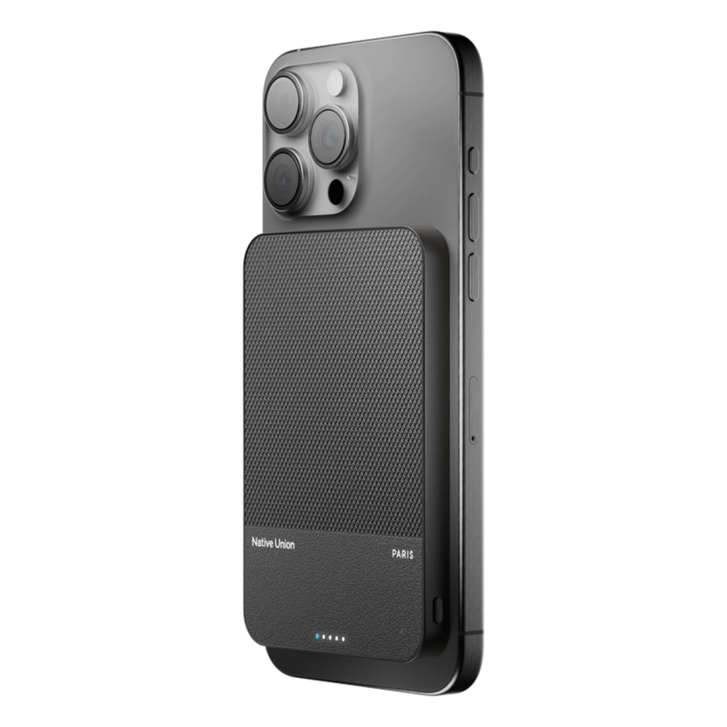 Native Union (Re)Classic 5000mAh Qi2 Power Bank - Black(PB-5KMS-BLK-Q2) - 3