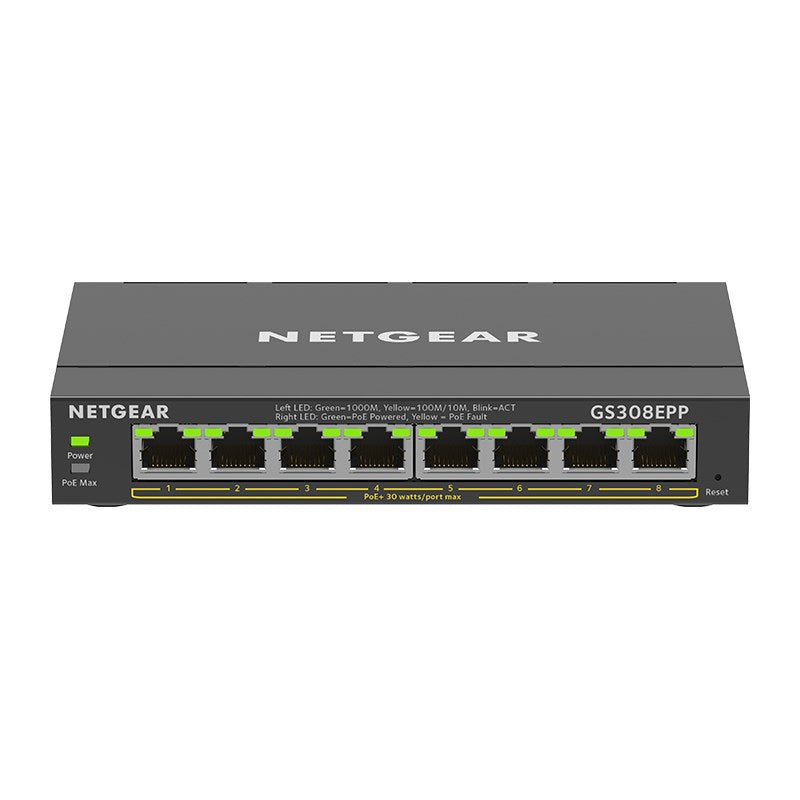 Netgear GS308EPP 8-Port Gigabit Ethernet PoE+ Plus Switch(GS308EPP-100AUS) - 1