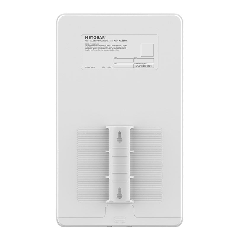 Netgear WAX610Y AX1800 Insight Managed Dual Band WiFi 6 Outdoor Access Point(WAX610Y) - 5
