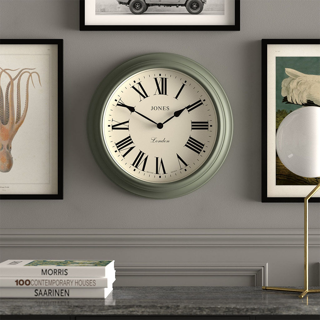 Newgate Jones Supper Club Clock - Moss Green(NGJSUP319ASG) - 3
