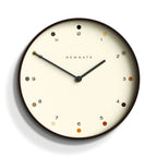 Newgate Mr Clarke Clock - Dark Wood Dot Dial 40(NGMRC161DPLY40) - 1