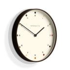 Newgate Mr Clarke Clock - Dark Wood Dot Dial 40(NGMRC161DPLY40) - 2