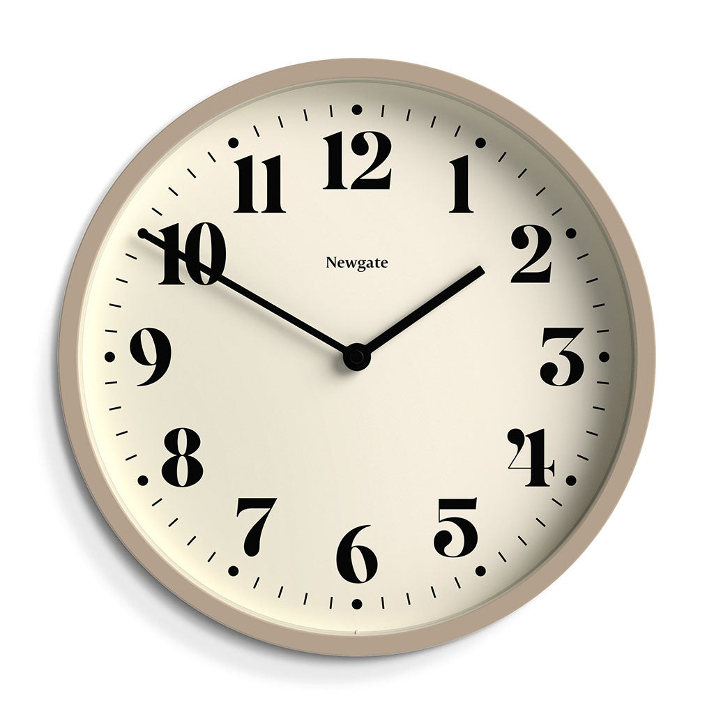 Newgate Number Four Wall Clock - Matte Stone(NGNUMFOU240ST) - 1