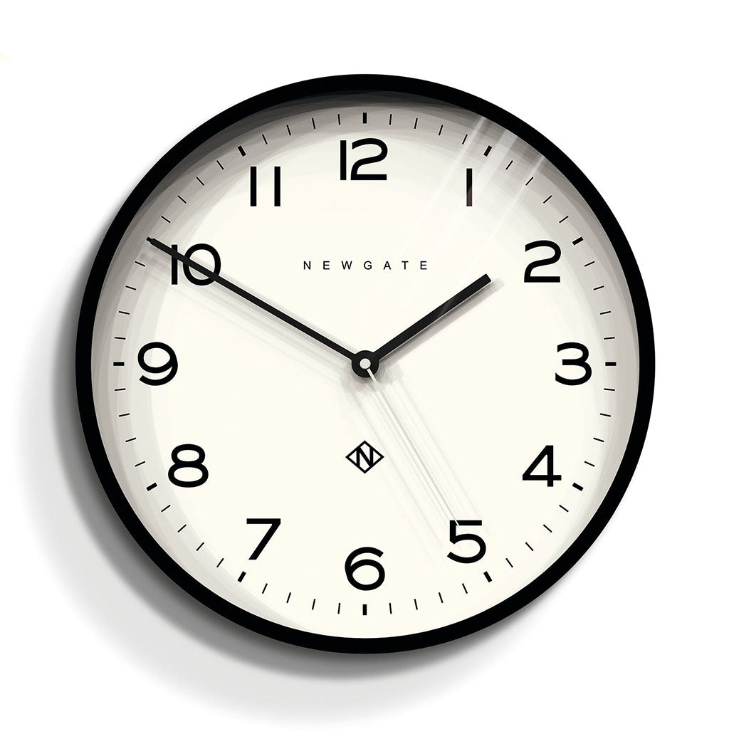 Newgate Number Three Echo Clock - Silicone Black(NGNUMTHR129K) - 1