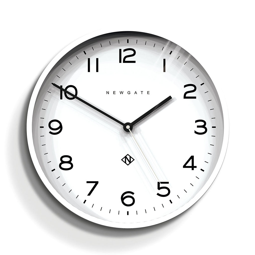 Newgate Number Three Echo Clock - Silicone White(NGNUMTHR129PW) - 1