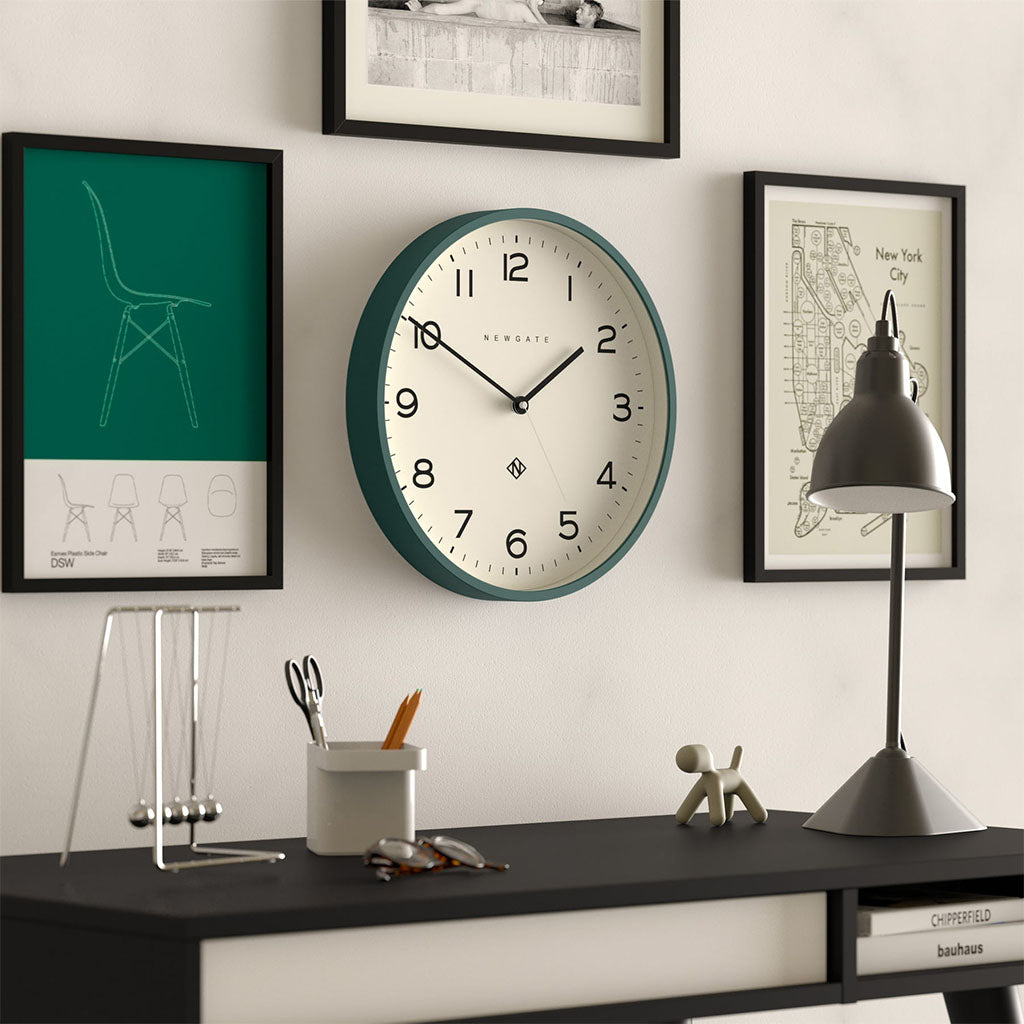 Newgate Number Three Echo Wall Clock - Green(NGNUMTHR129EDG) - 4