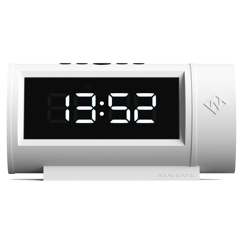 Newgate Pil LED Alarm Clock - White(NGLED/PIL2) - 1