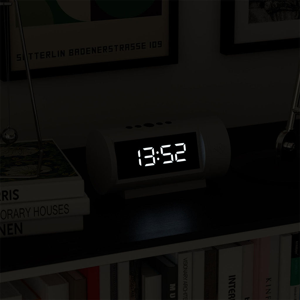 Newgate Pil LED Alarm Clock - White(NGLED/PIL2) - 5