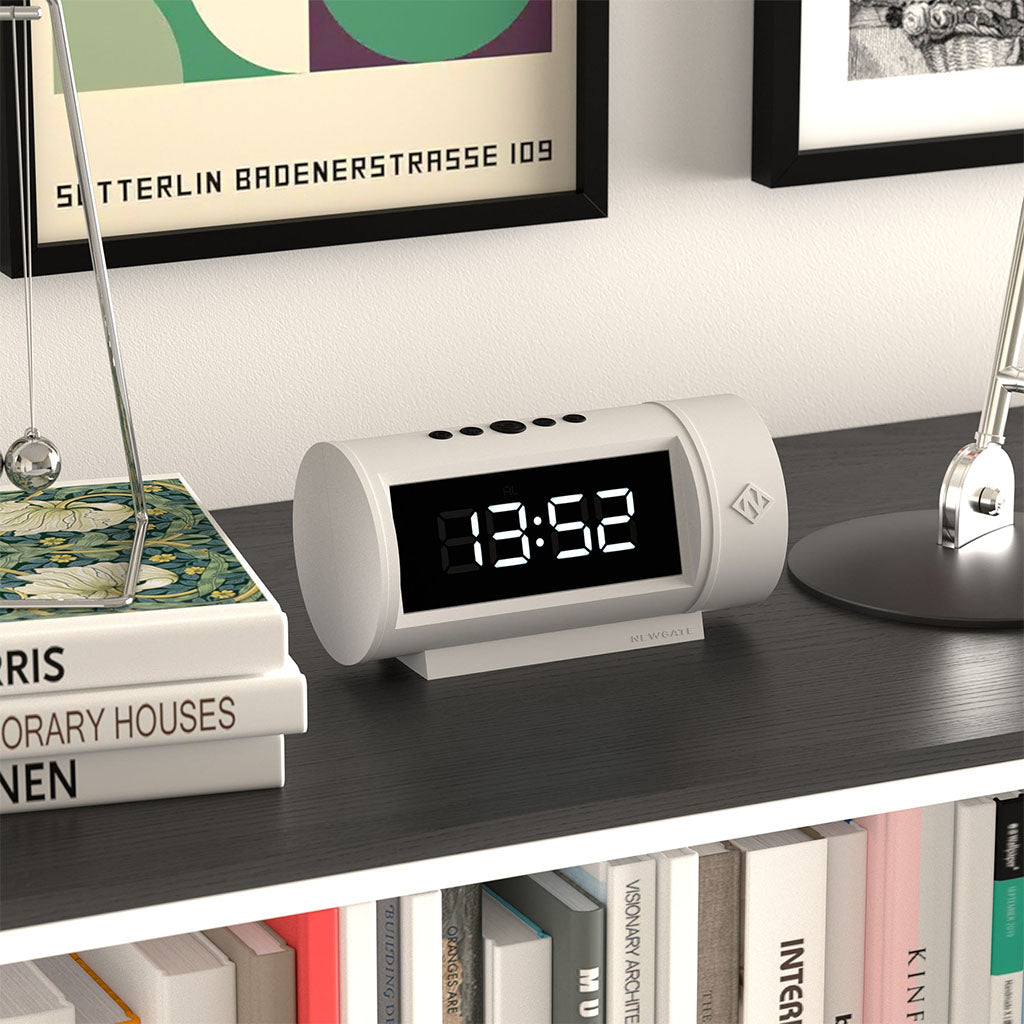 Newgate Pil LED Alarm Clock - White(NGLED/PIL2) - 4