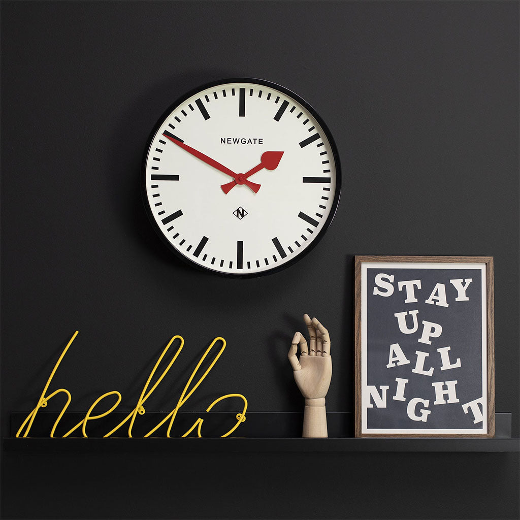Newgate Putney Clock - Black(NGPUT390K) - 3