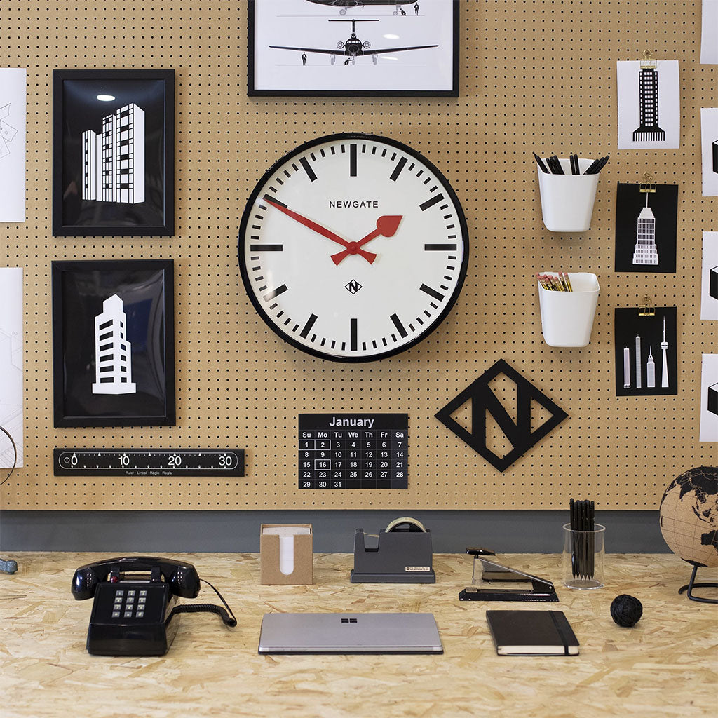 Newgate Putney Clock - Black(NGPUT390K) - 4