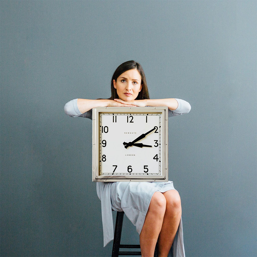 Newgate Quad Clock - Chrome(NGQUAD42CH) - 3