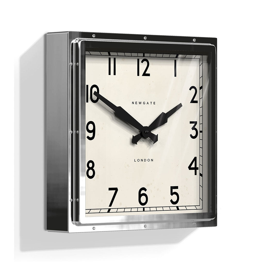 Newgate Quad Clock - Chrome(NGQUAD42CH) - 2