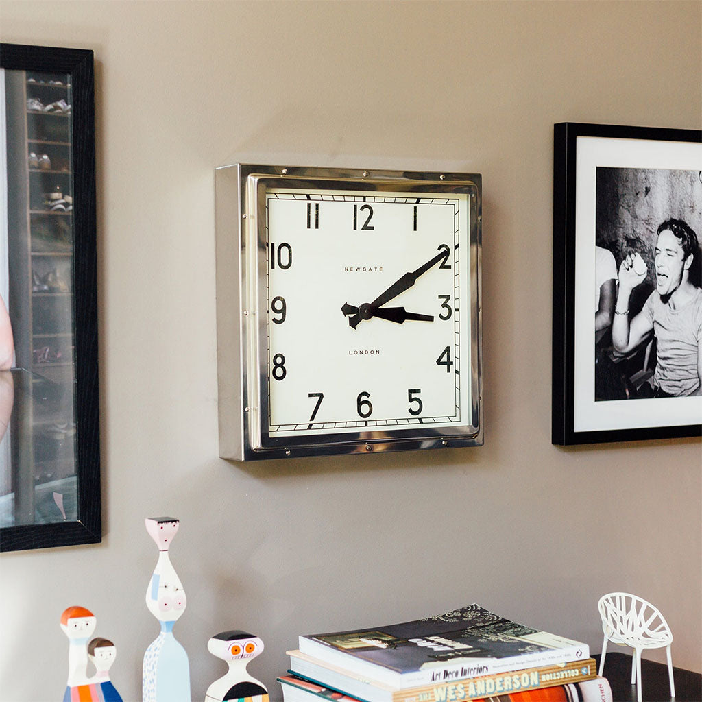 Newgate Quad Clock - Chrome(NGQUAD42CH) - 4