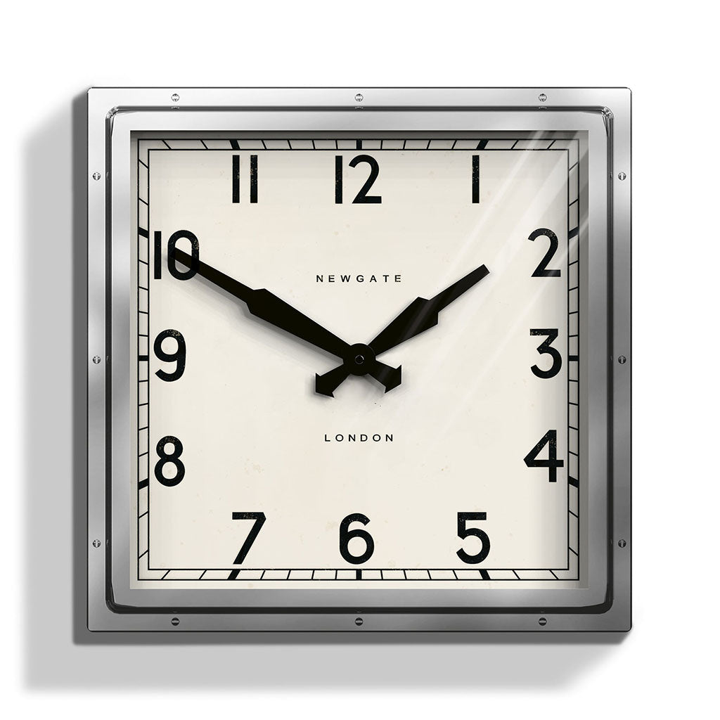 Newgate Quad Clock - Chrome(NGQUAD42CH) - 1