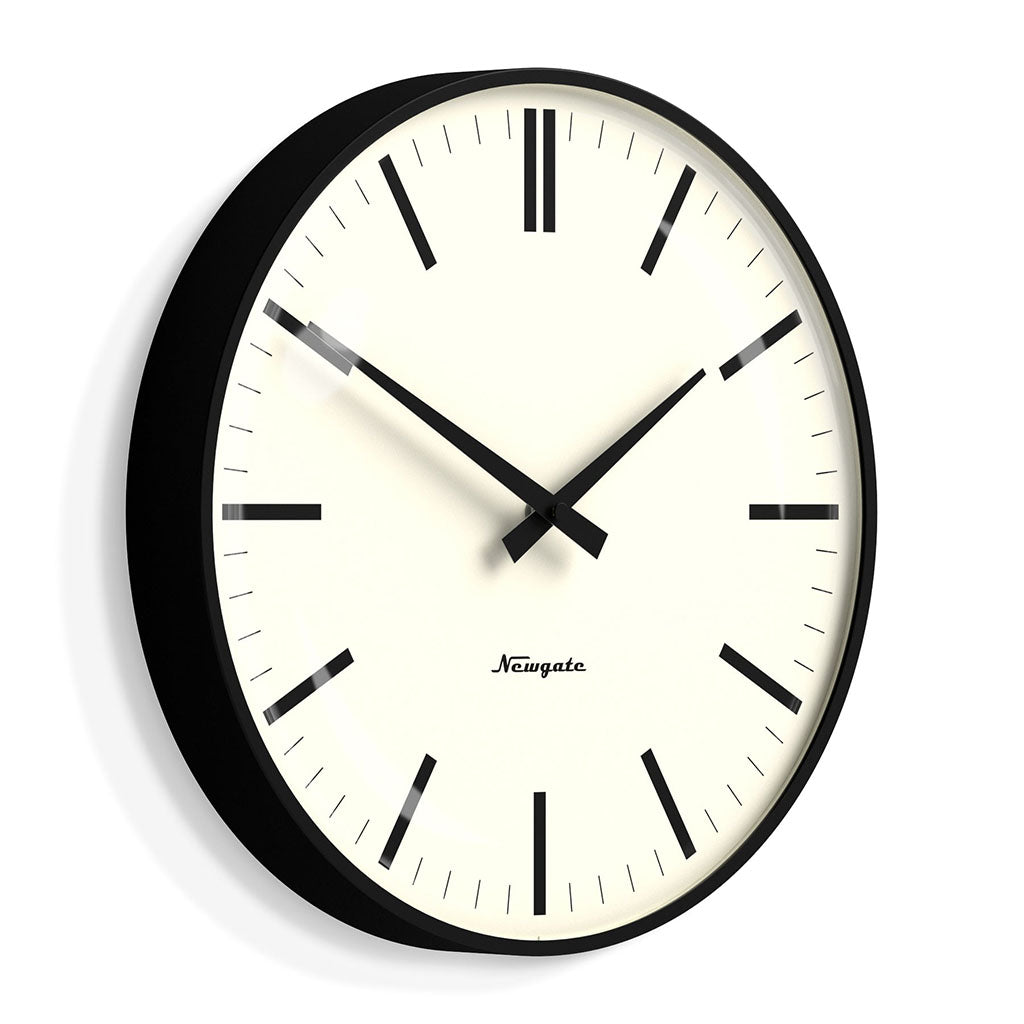 Newgate Radio City Wall Clock Bold Black Marker Dial - Matte Black(NM-RADC310K) - 2