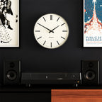 Newgate Radio City Wall Clock Bold Black Marker Dial - Matte Blizzard Grey(NM-RADC310BGY) - 4