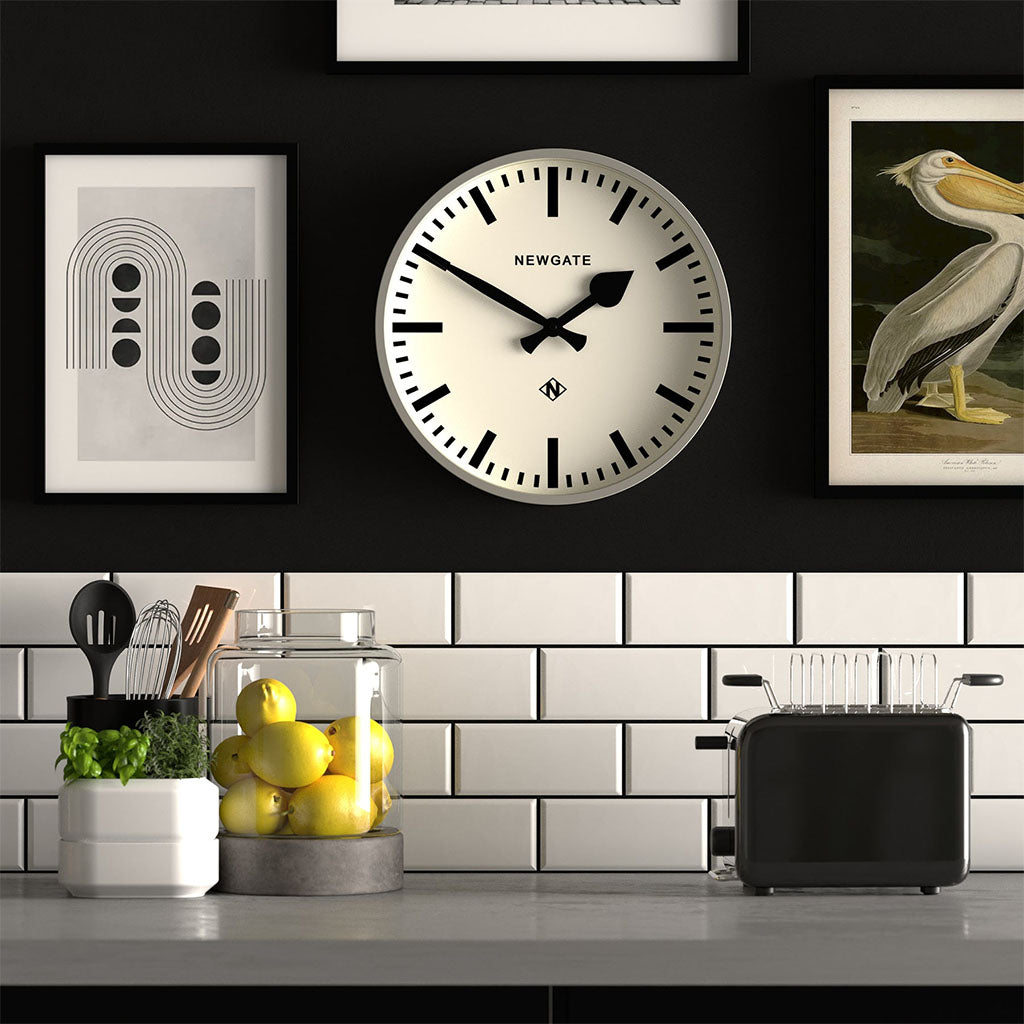 Newgate Railway Clock - Grey(NGNUMTHR390PGY) - 3