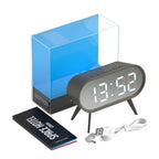Newgate Space Hotel Cyborg LED Alarm Clock - Grey(NGSH-CYBO-S1-GY) - 10