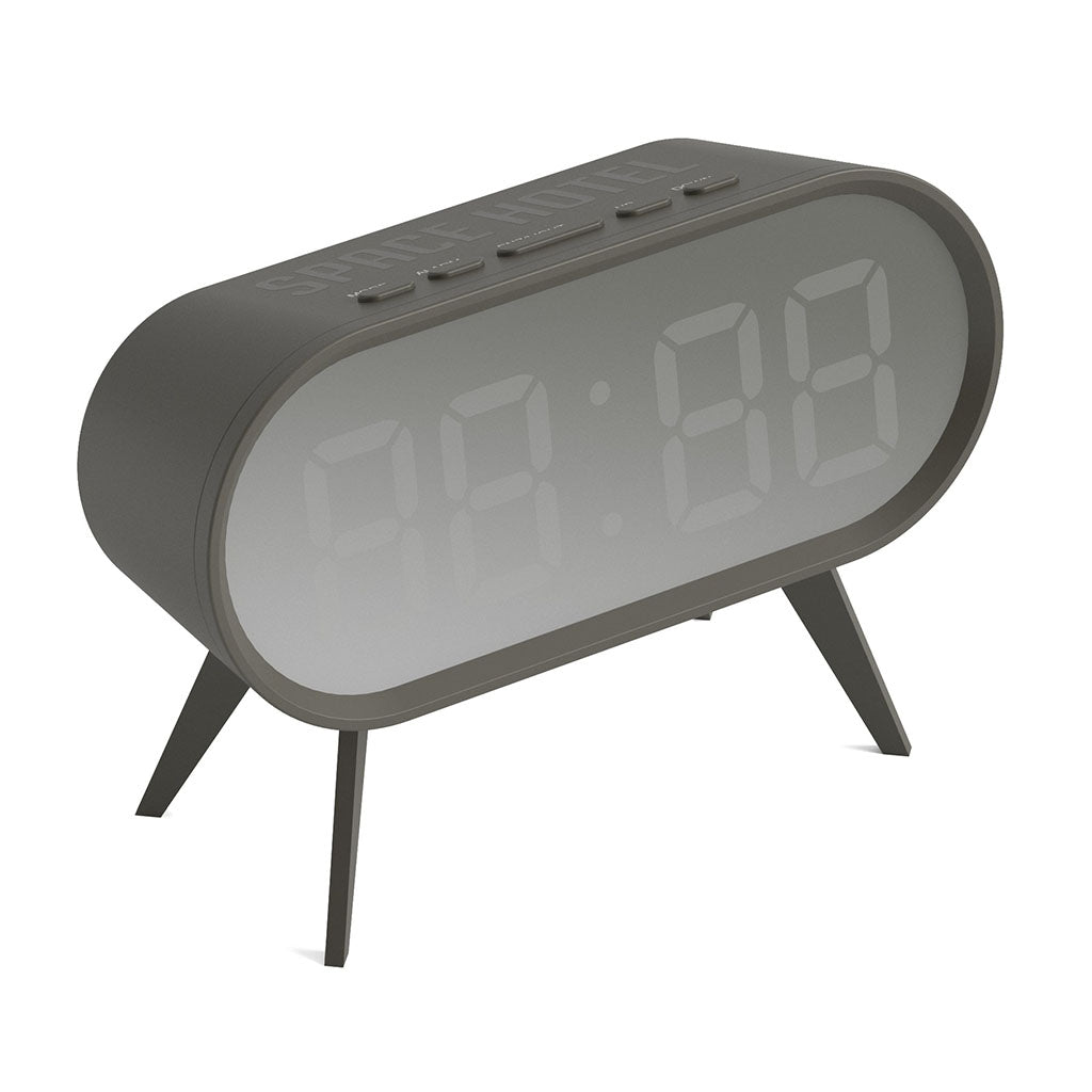 Newgate Space Hotel Cyborg LED Alarm Clock - Grey(NGSH-CYBO-S1-GY) - 5