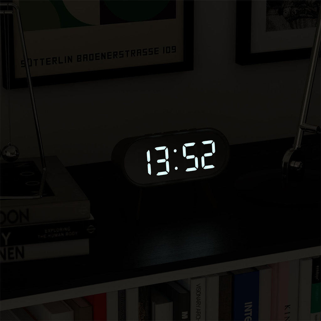 Newgate Space Hotel Cyborg LED Alarm Clock - Grey(NGSH-CYBO-S1-GY) - 7