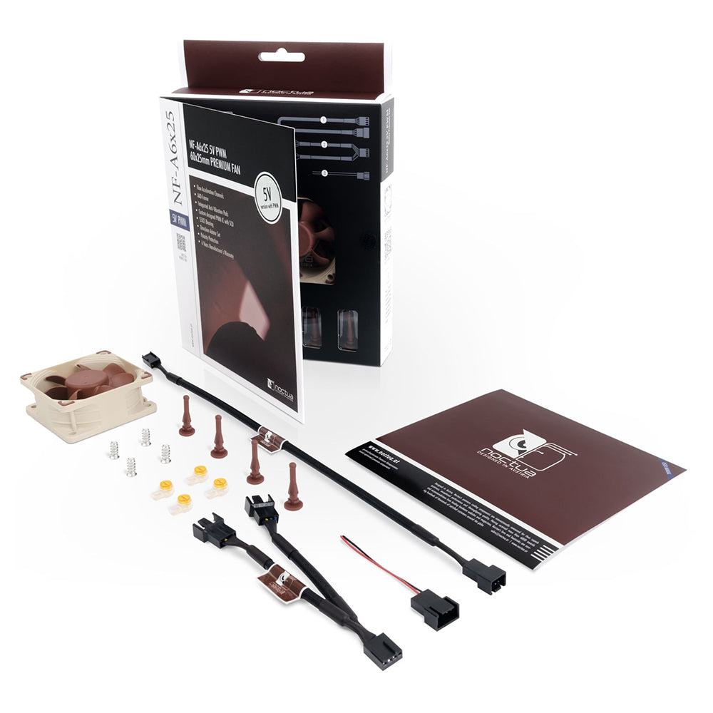 Noctua NF-A6X25 5V 60mm PWM Noctua Fan(NF-A6X25-5V-PWM) - 4