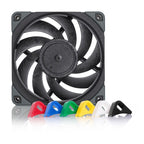 Noctua NF-A12x25 chromax.black.swap PWM 120mm Case Fan(NF-A12x25-PWM-CH-BK-S) - 1