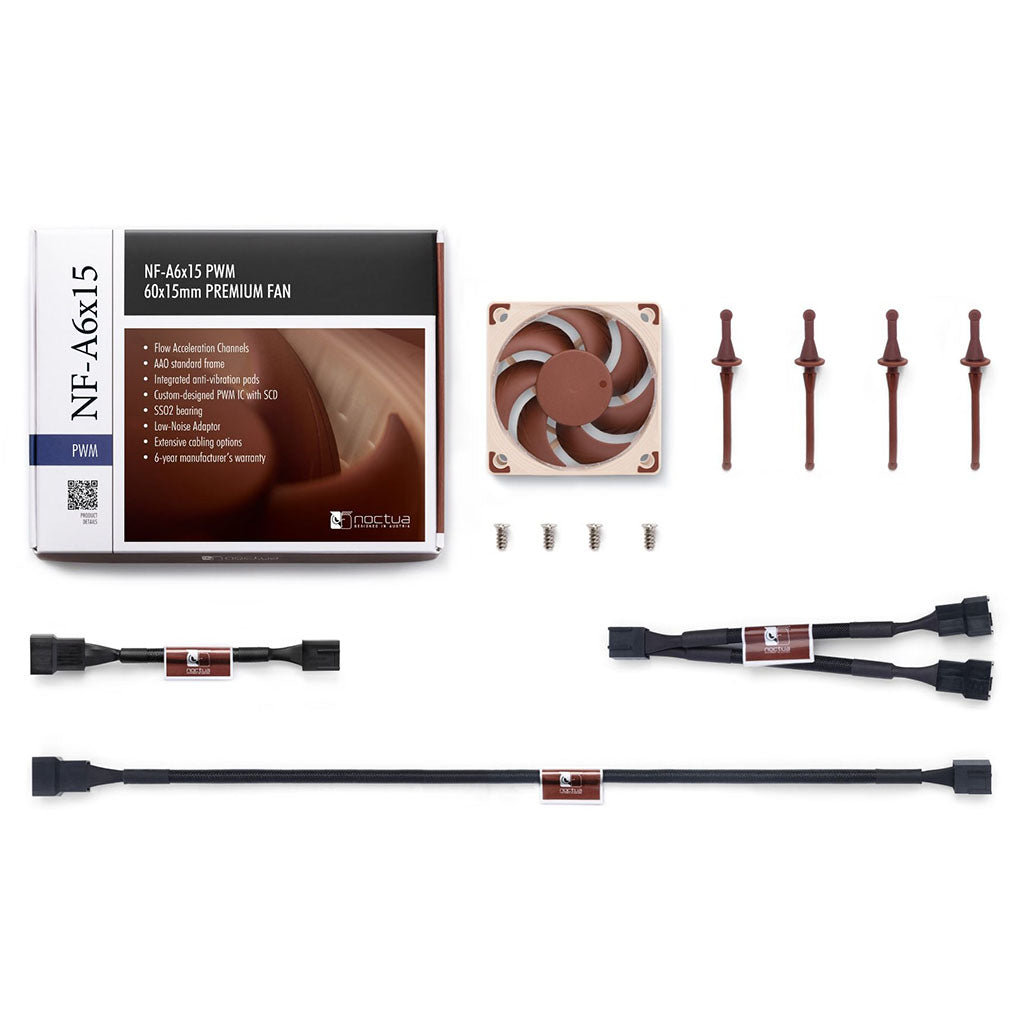 Noctua NF-A6x15 60mm PWM Fan(NF-A6x15-PWM) - 5