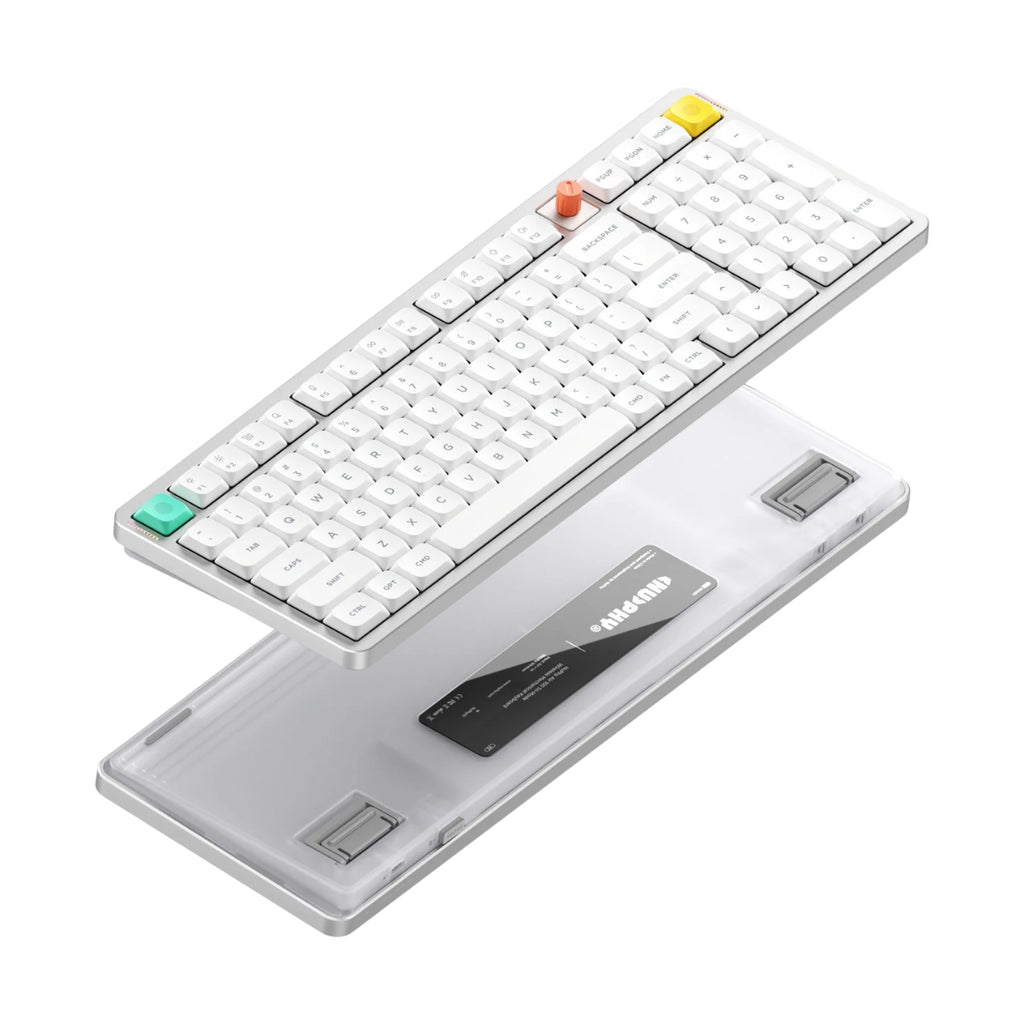 NuPhy Air100 V3 Low-profile Wireless Mechanical Keyboard - Nova White - Blush Nano Switch(KBNPAIR100V3WHBH) - 3