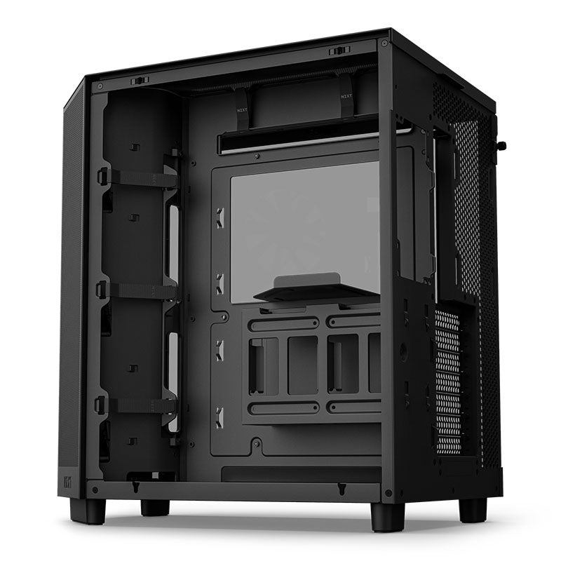 NZXT H6 Flow Compact Dual-chamber Mid Tower ATX Case - Black(CC-H61FB-01) - 9