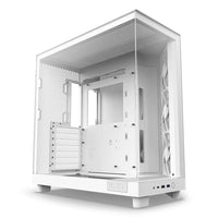NZXT H6 Flow Compact Dual-chamber Mid Tower ATX Case - White(CC-H61FW-01) - 1